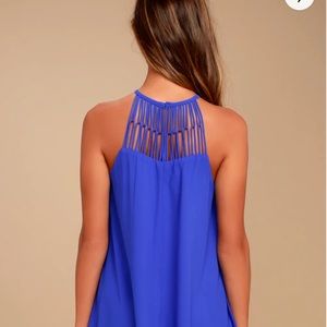 Royal Blue Swing Dress